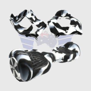 Protective Rubber Case-Black and White