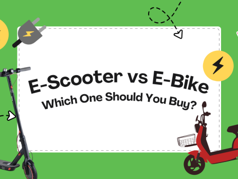 E-scooter vs E-bike differance
