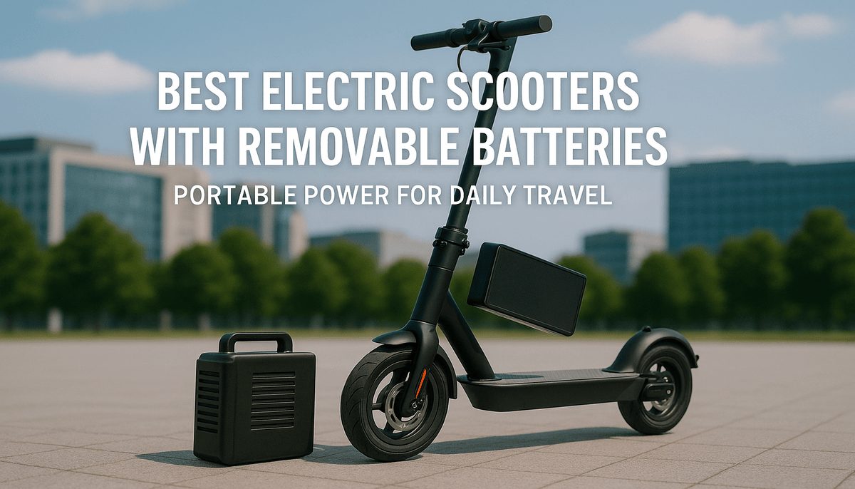 electric scooters with removable batteries