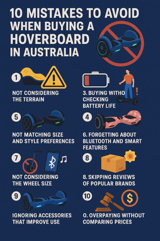 Child riding a hoverboard safely in Australia
