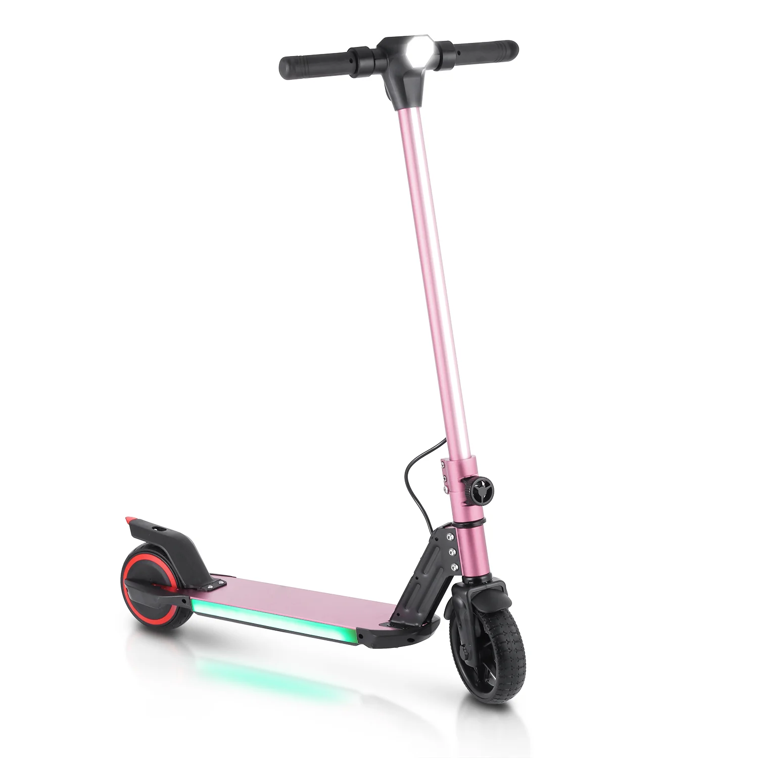 kids pink electric scooter
