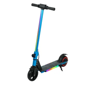 kids blue electric scooter