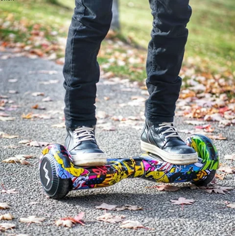 Graffiti pattern hoverboard