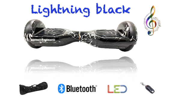 Australia Hoverboard 6.5 inch Self Balancing Electric Scooter Kids Lighting Black Style
