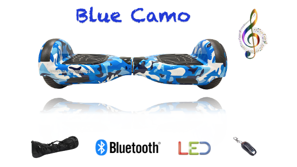 Australia Hoverboard 6.5 inch Self Balancing Electric Scooter Kids Camouflage Blue