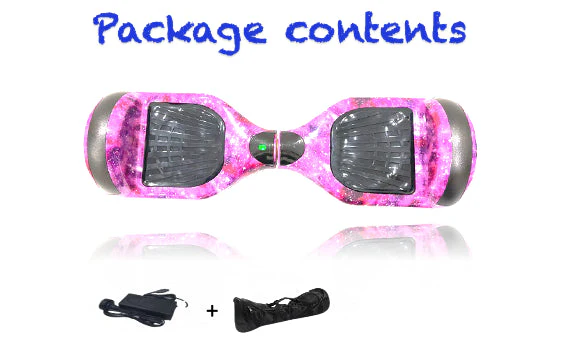 6.5 inch self balancing scooter purple galaxy hoverboard