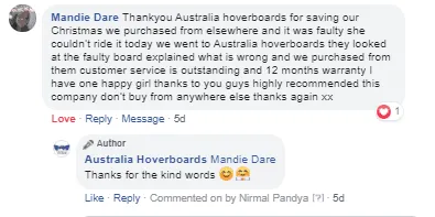 Australia Hoverboards customer reviews and ratings