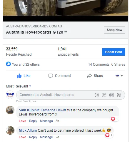 Best hoverboard reviews Australia customers love