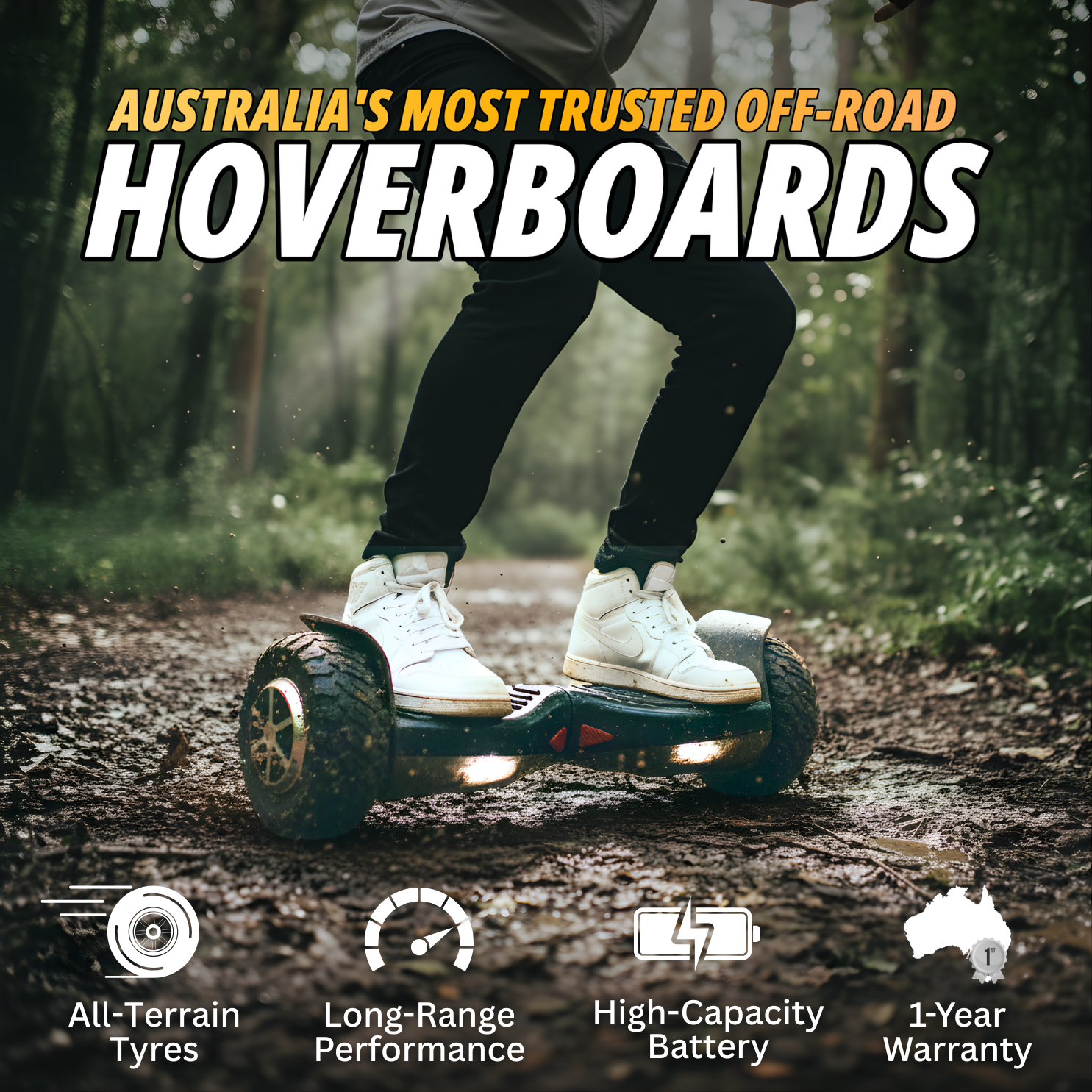NS8 Off Road Electric Hoverboard for Outdoor Riding