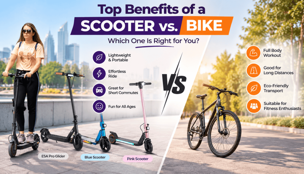 scooter vs bike