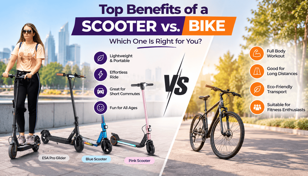 scooter vs bike