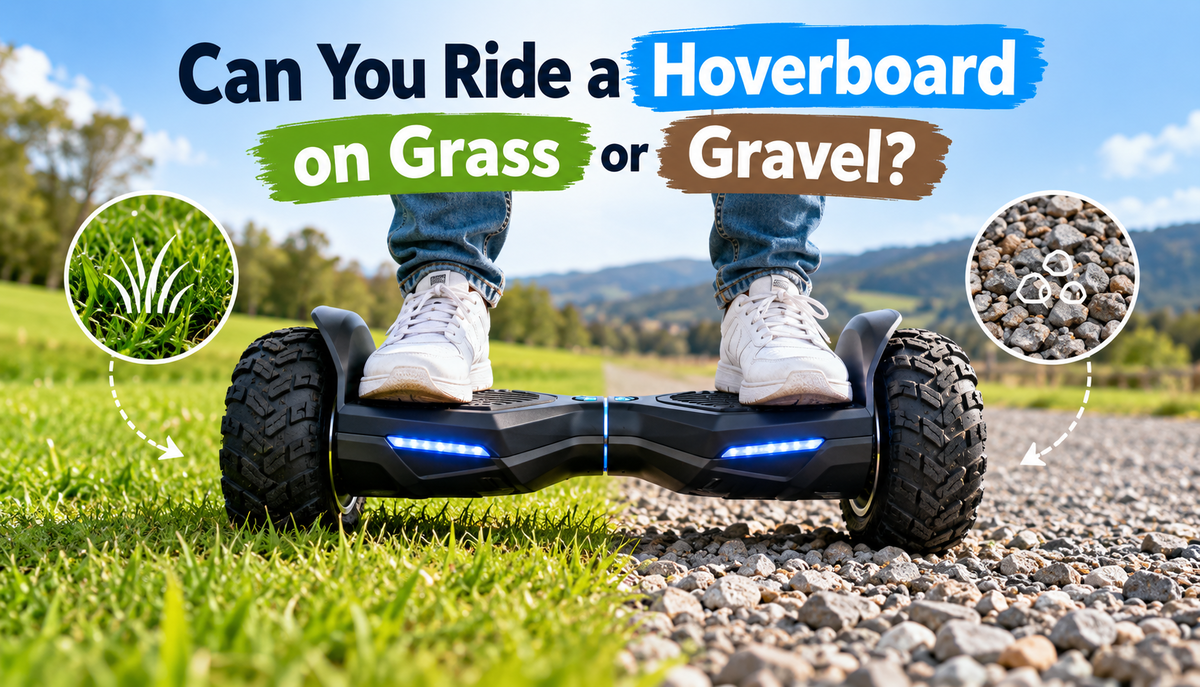 hoverboards on grass
